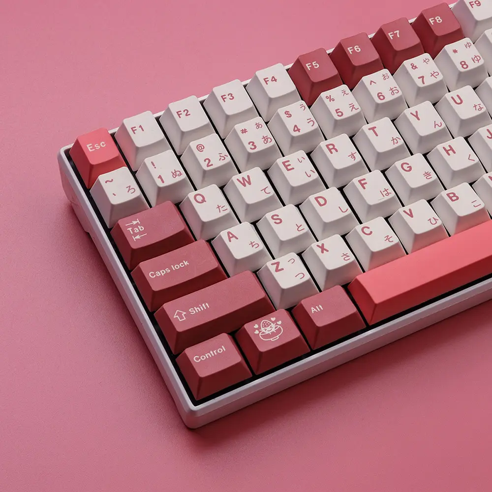 GMK+ Pink Cherry Custom Keycaps Set