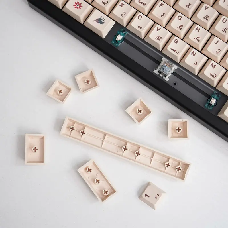 GMK+ Large Manuscript Cherry Custom Keycaps Set