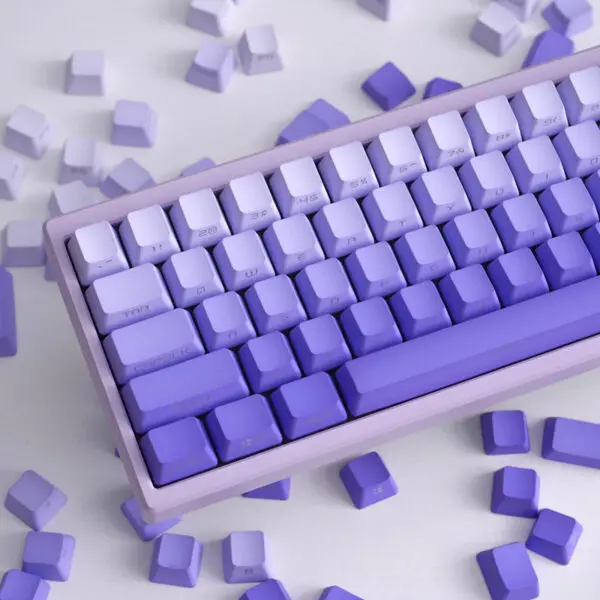 GMK+ Pastel Purple OEM Custom Keycaps Set
