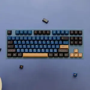 GMK+ Blue Samurai Cherry Custom Keycaps Set (Japanese)