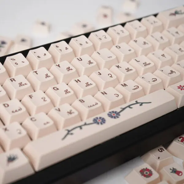 GMK+ Large Manuscript Cherry Custom Keycaps Set