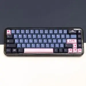 GMK+ NightSakura Cherry Custom Keycap Set