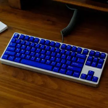 GMK+ Intense Blue Cherry Custom Keycap Set