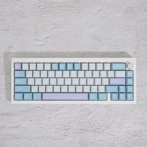 GMK+ Pastel Blue Cherry Custom Keycap Set