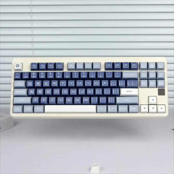 GMK+ Aesthetic Blue SA Custom Keycap Set