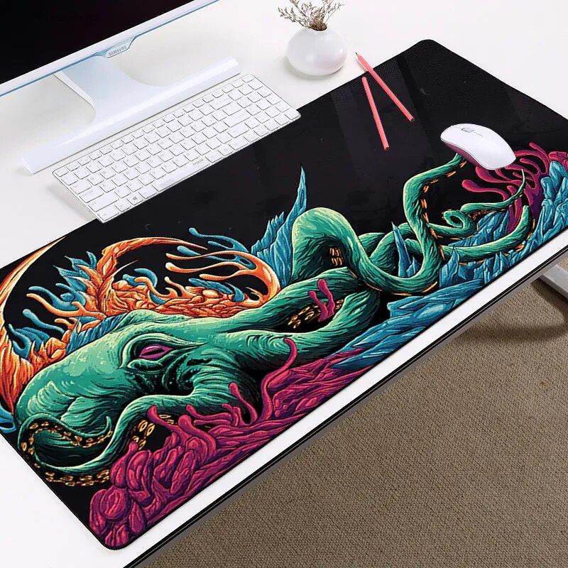 GMK+ Aesthetic Octopus Custom Desk Mat - GMK Keycaps