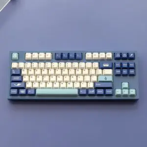 GMK+ Blue Food Cherry Custom Keycap Set