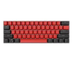 GMK+ Black and Red OEM Custom Keycap Set