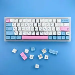 GMK+ Cute Pastel Colors Cherry Custom Keycap Set