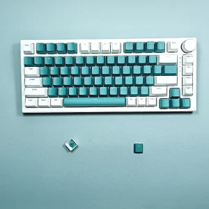 GMK+ Vibrant Turquoise OEM Custom Keycap Set