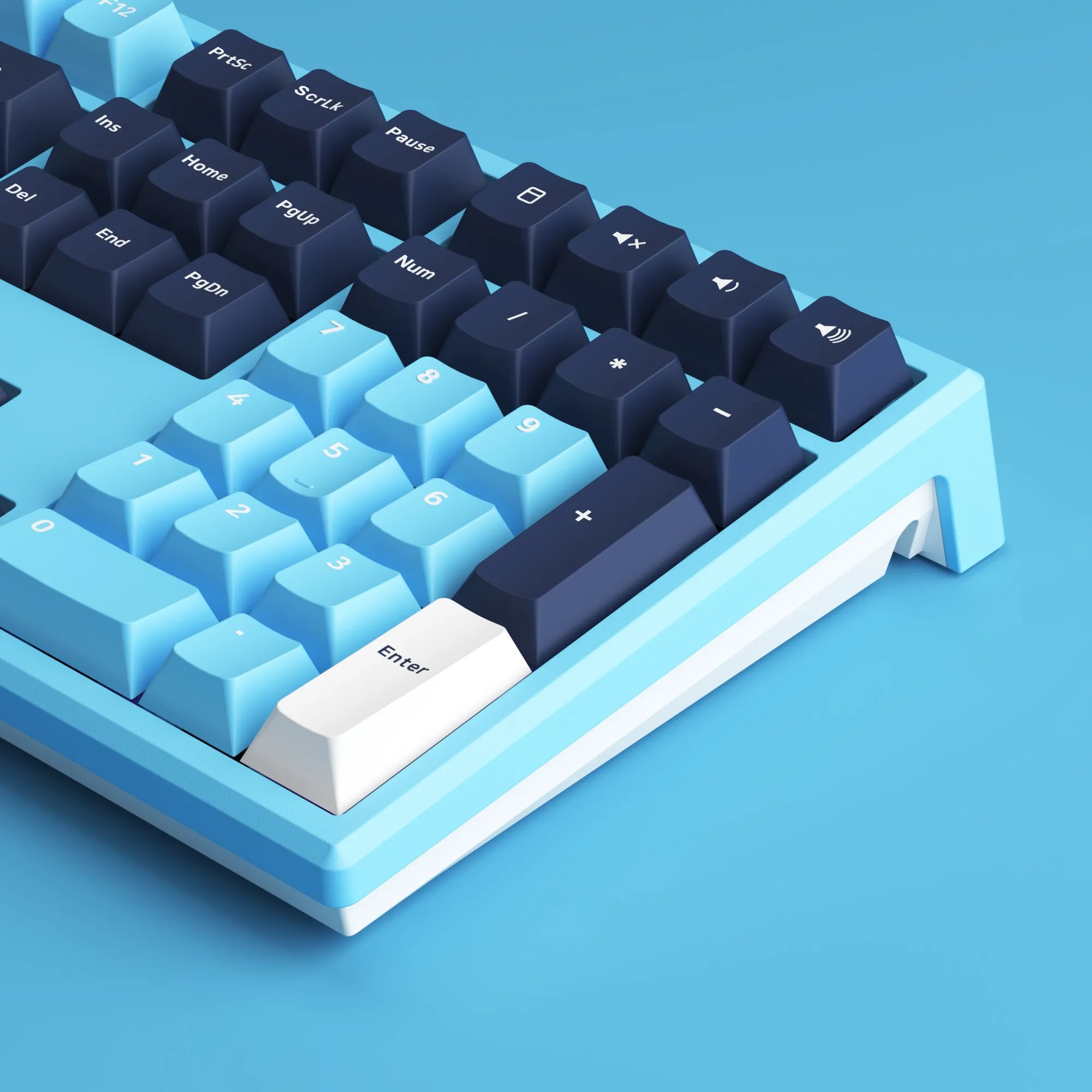 Introducing the GMK+ Mirror of the Sky OEM Custom Keycap Set—an exquisite blend of functionality that transforms your keyboard into a masterpiece.