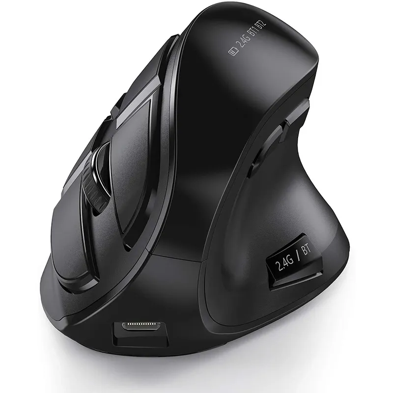 GMK+ Ergonomic Black Gaming Mouse