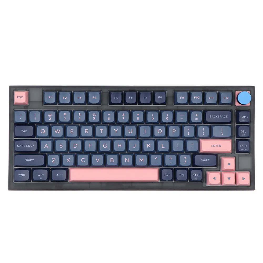 GMK+ Pink Full Mechanical Keyboard