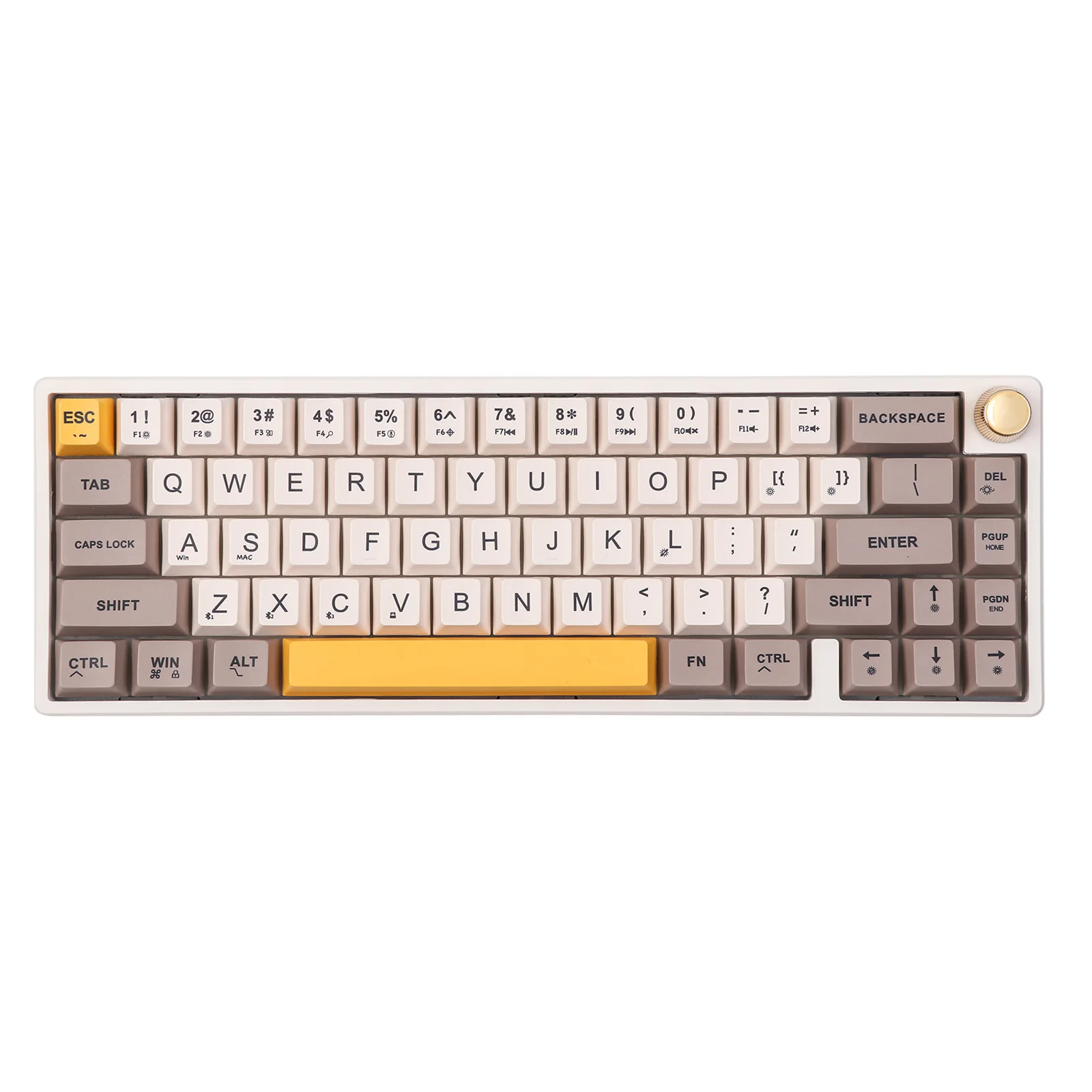 GMK+ Orange Full Mechanical Keyboard