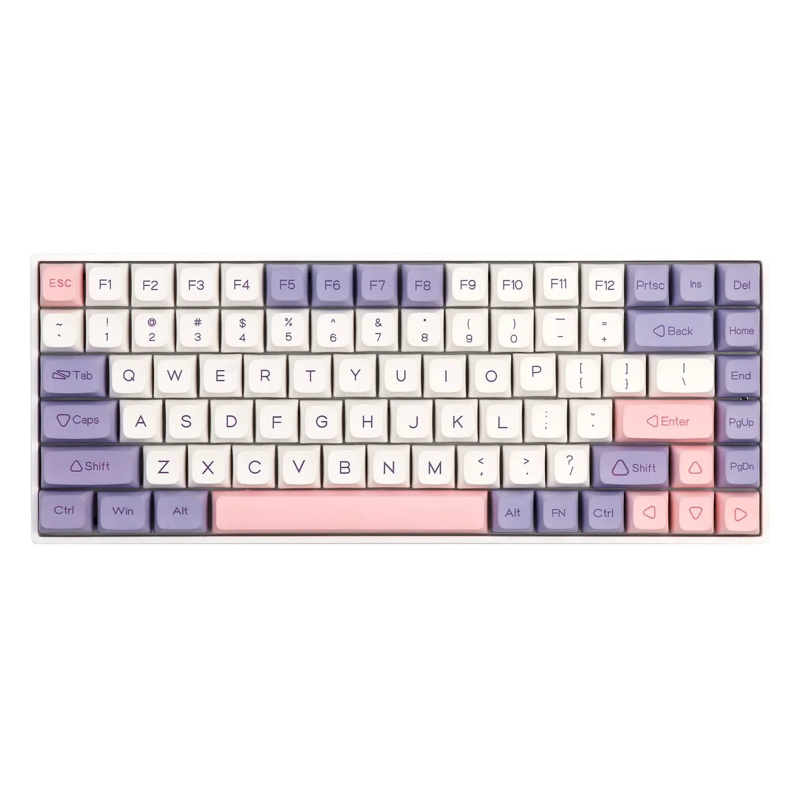 GMK+ Pastel Purple Full Mechanical Keyboard