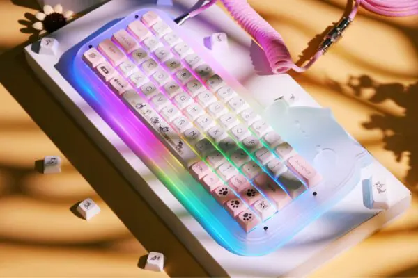GMK+ Multicolor Kawaii Full Mechanical Keyboard