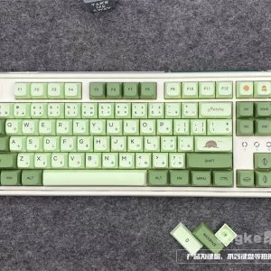 GMK+ Green Matcha XDA Custom Keycap Set