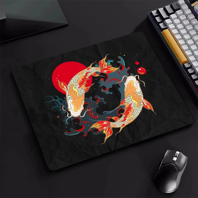 Upgrade your workspace with the GMK+ Golden Fish MousePad—a testament to the union of functionality and aesthetics. Immerse yourself in the luxury