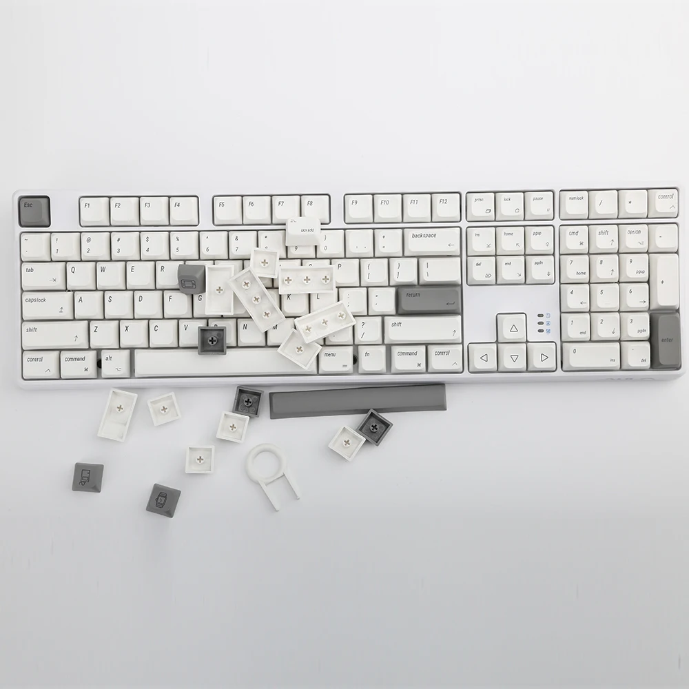 GMK+ Soft White SA Custom Keycap Set