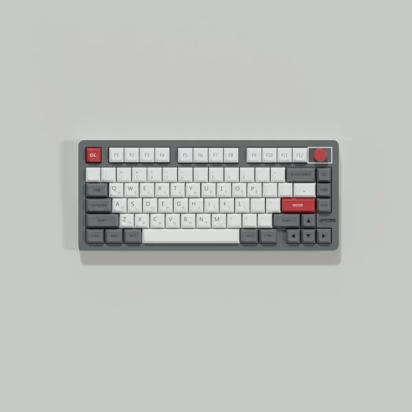 GMK+ Grey and White XDA Keycap Set