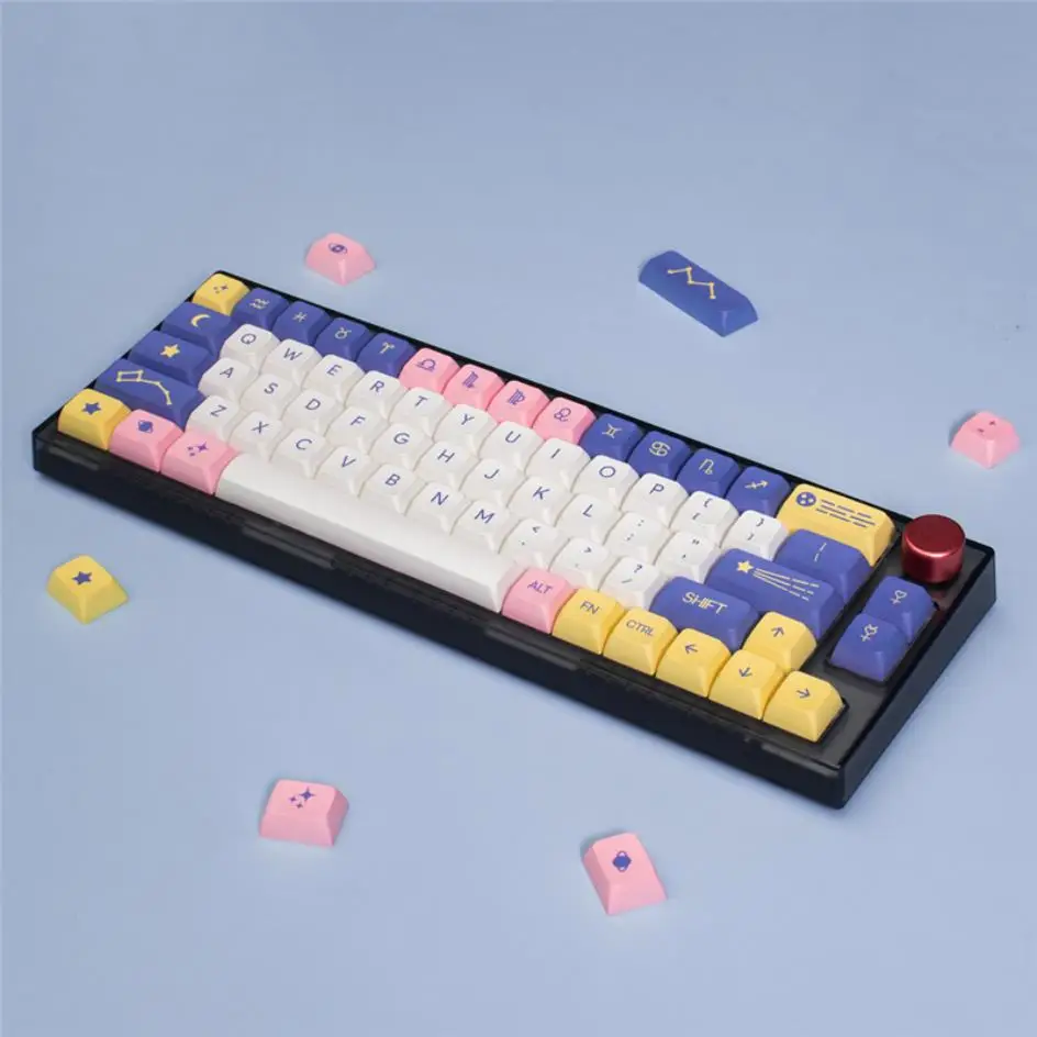 Top PBT 134 Keys Keycaps DYE-Sublimation XDA Profile For Mechanical Keyboards MX Switch GH60/64/68/84/87/104