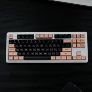 GMK+ Black and Pink SA Custom Keycap Set