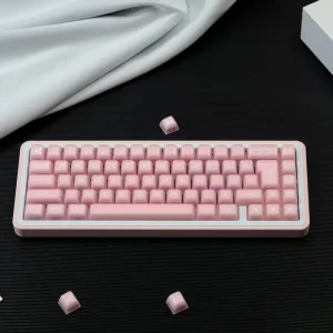 GMK+ Translucent Pink SA Custom Keycap Set